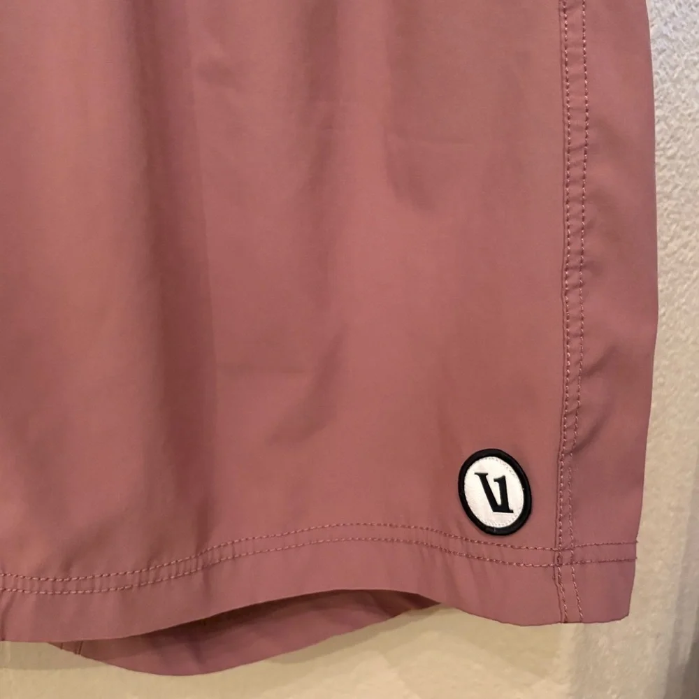 VUORI Men Light Brown Lined Athletic Shorts Size XL